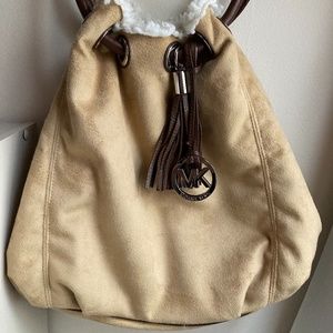 Michael kors suede bag